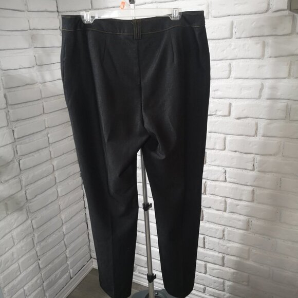 Penningtons Slightly Curvy Fit Ladies Black Size 14 Dress Pants - Picture 2 of 15